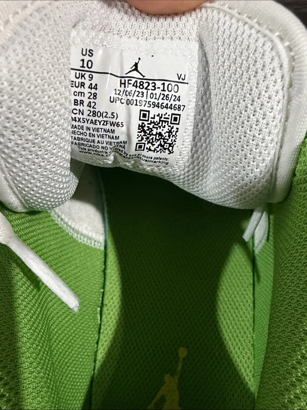 Jordan 1 Low SE White Chlorophyll